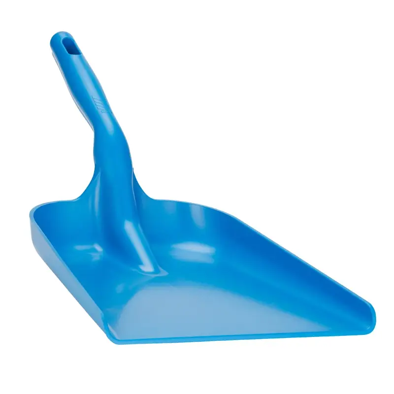Pelle à main plate Vikan 56743, détectable, en polypropylène, 550 mm, bleue